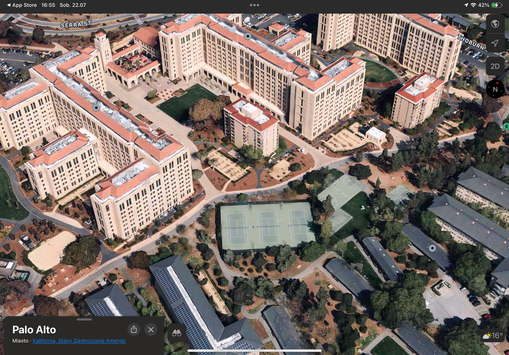 Widok 3D w Mapach Apple