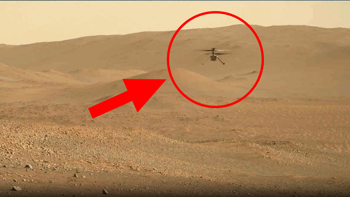 Sensación en Marte.  Allí mandaron un helicóptero (video).