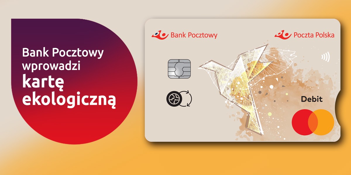 Bank Pocztowy ekologiczna karta