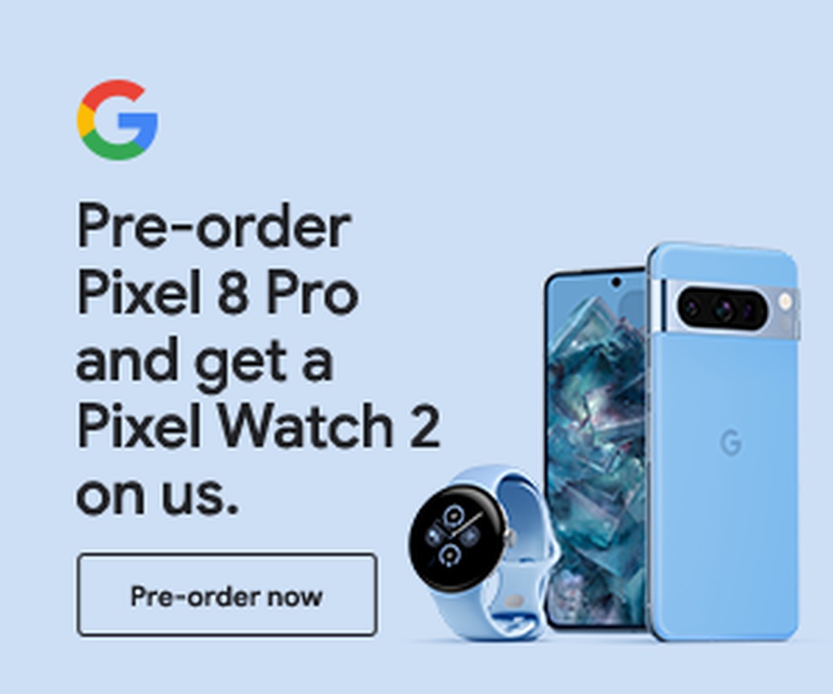 Google Pixel 8 Pro przedsprzedaż baner
