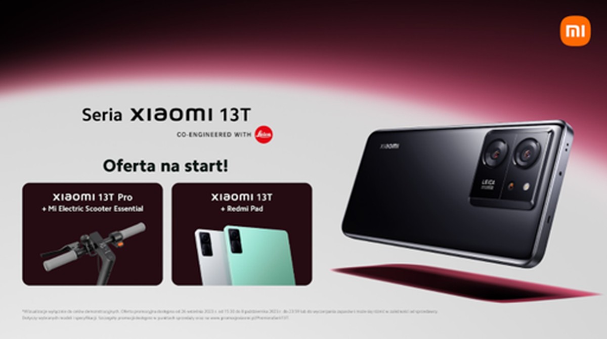 Xiaomi 13T promocja na start baner