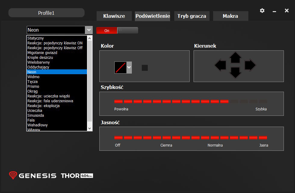 Genesis Thor 404 TKL opinie
