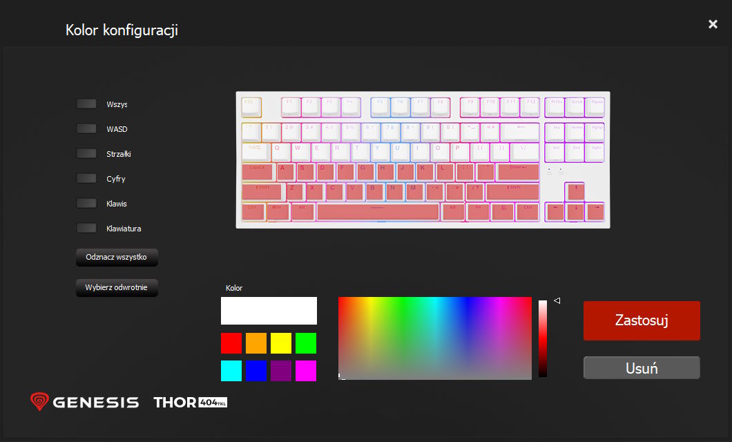 Genesis Thor 404 TKL opinie