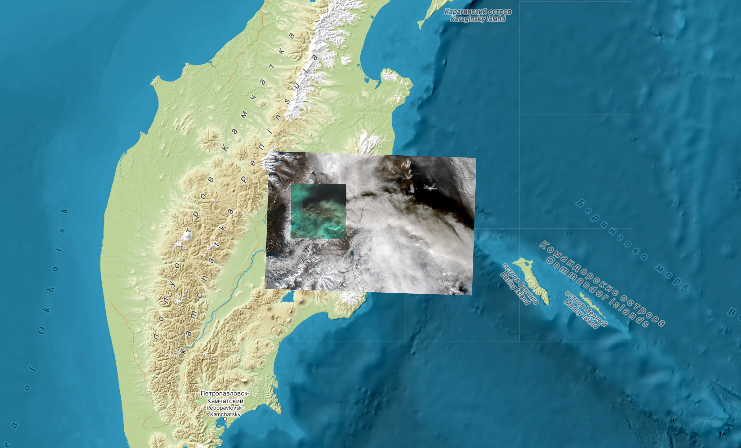 Erupcja wulkanu w Rosji