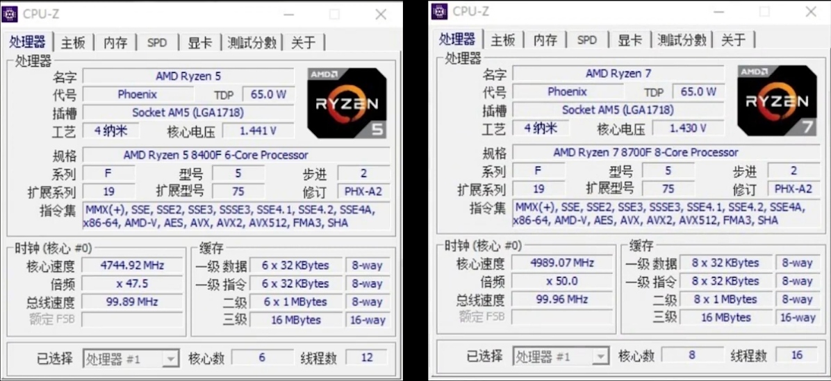 Nuovi processori AMD testati.  niente di speciale