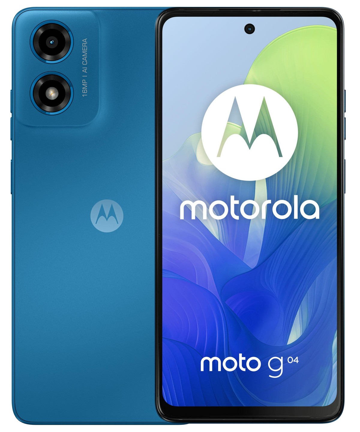Motorola Moto G04 niebieska