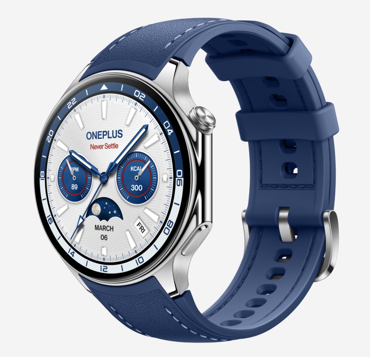 OnePlus Watch 2 Nordic Blue Edition profil