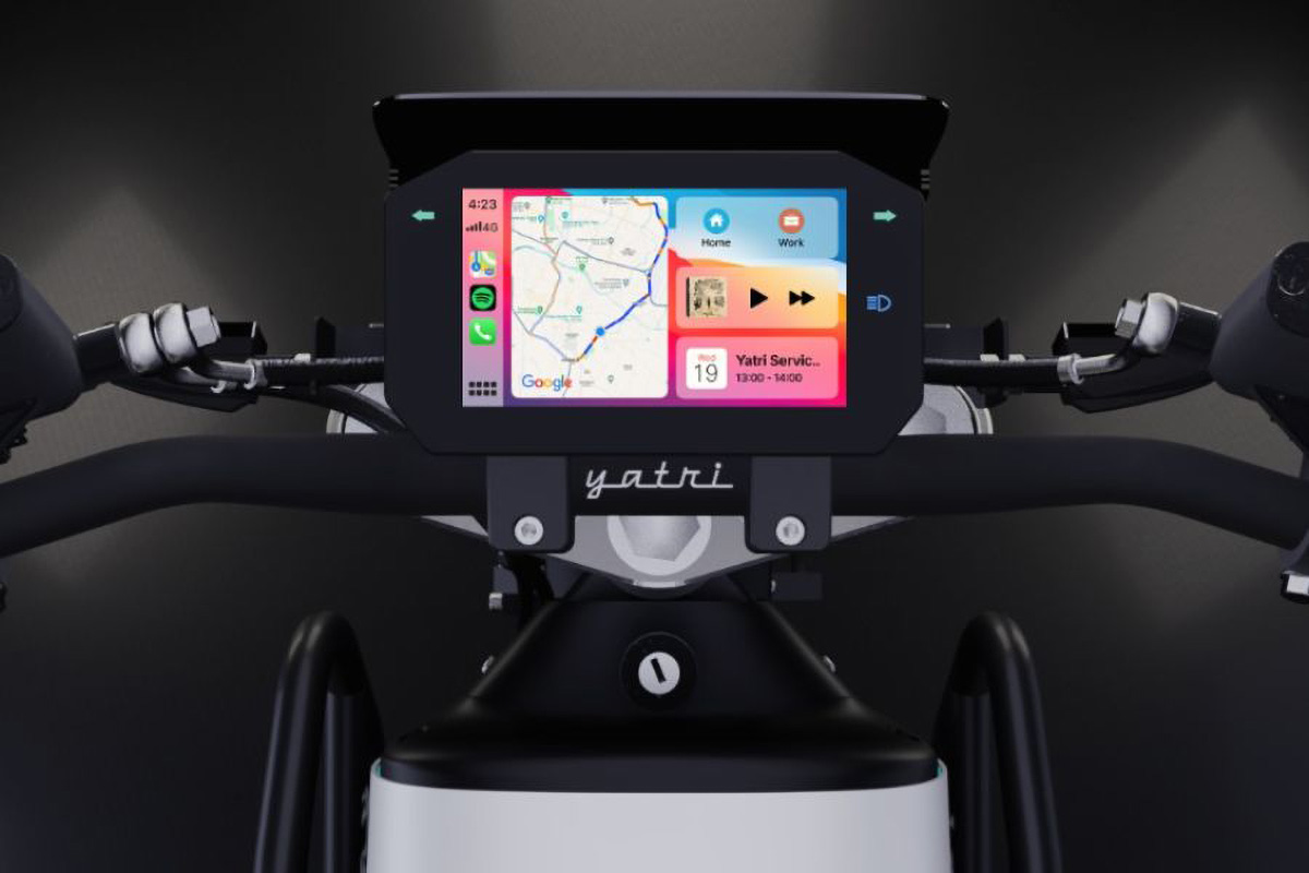 Primul vehicul cu două roți cu Apple CarPlay și Android Auto