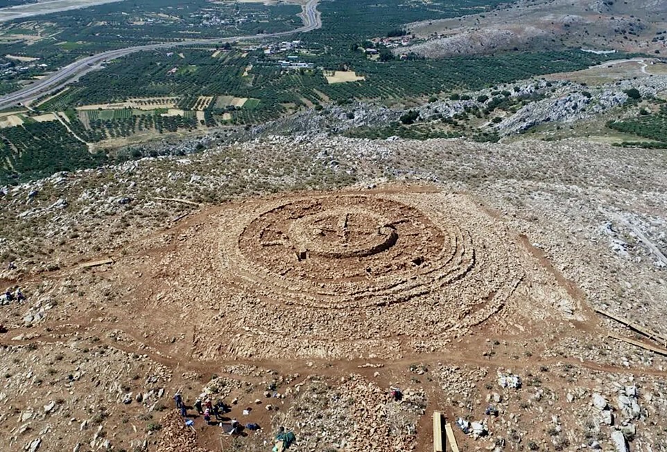 Excavaciones en la isla de Creta.