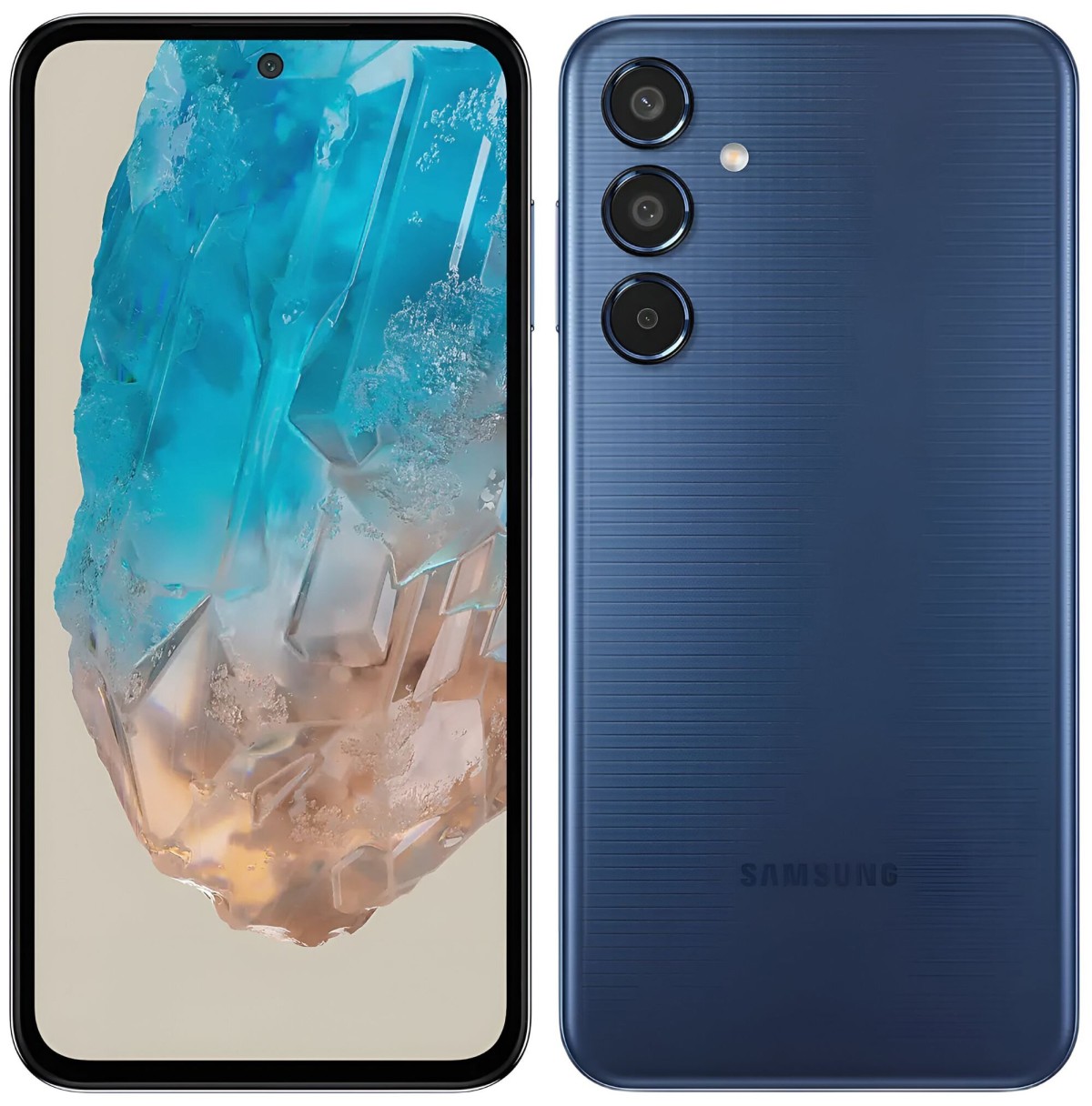Samsung Galaxy M35 5G en azul