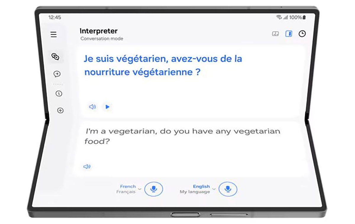 Samsung Galaxy Z Fold6 - Traducere instantanee