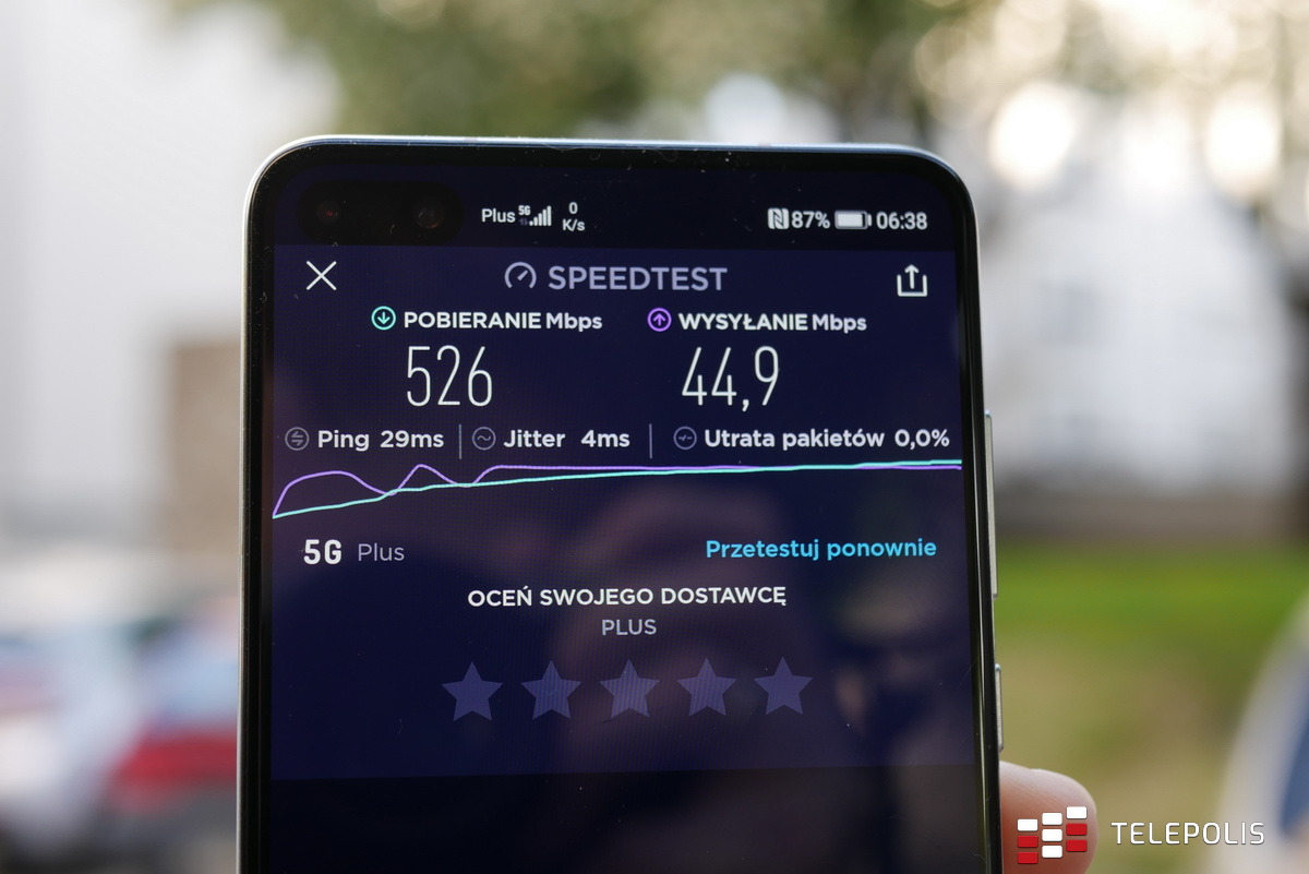 Test 5G Plusa w Katowicach