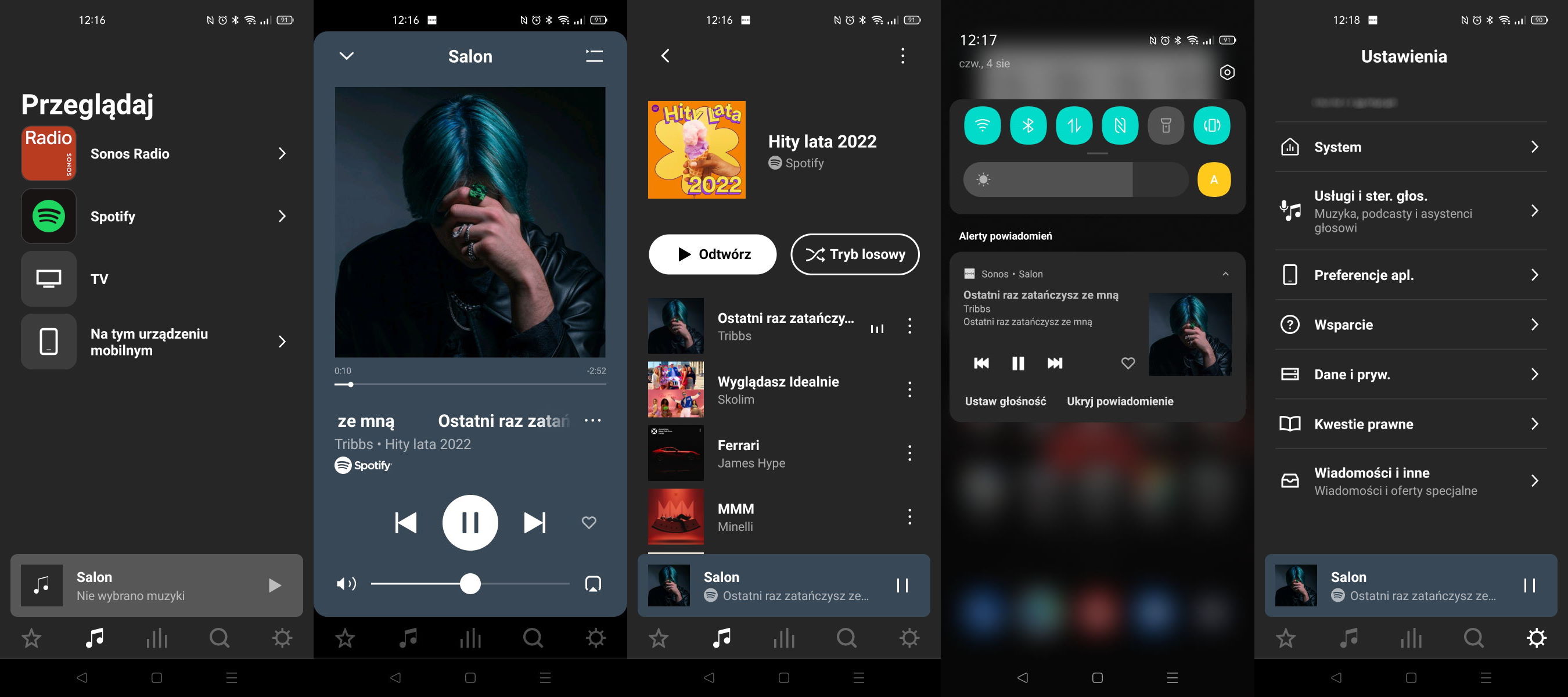 Sonos Ray aplikacja mobilna