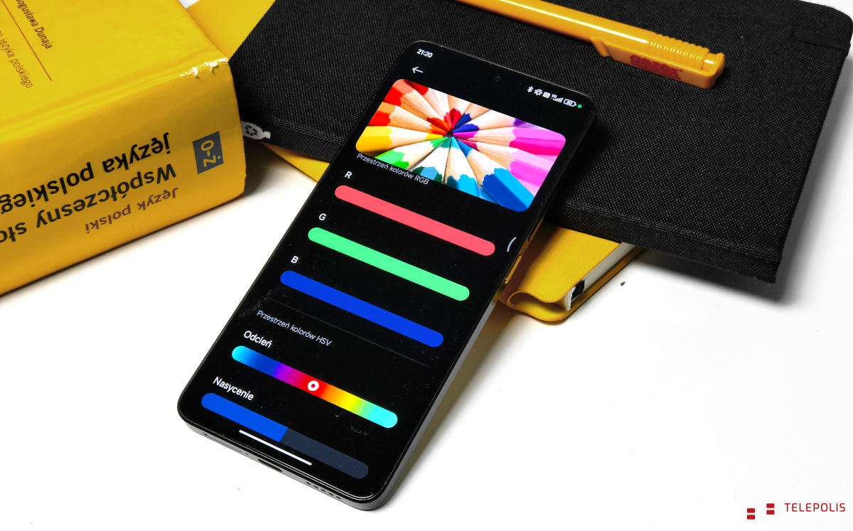 Poco X6 Pro 5G ustawienia kolorów