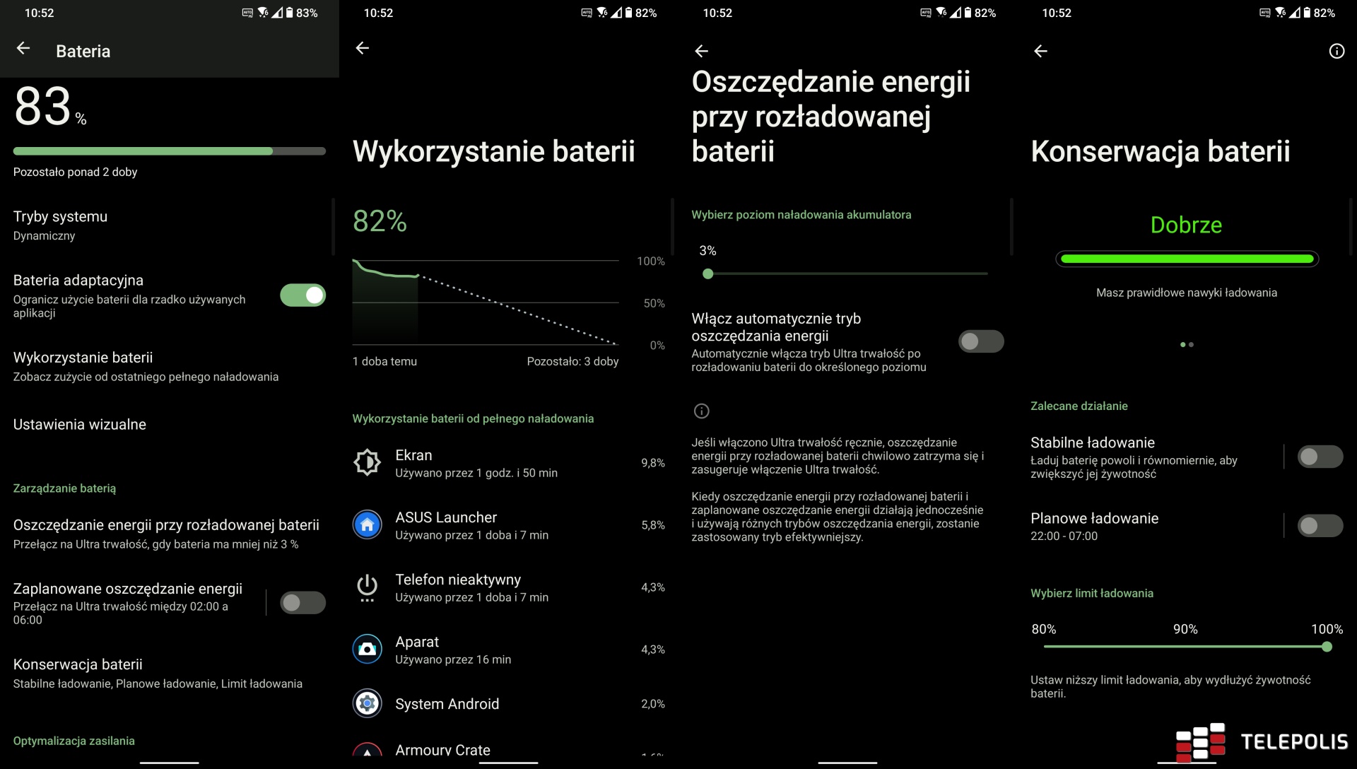 Asus ROG Phone 6 Pro zrzuty - bateria