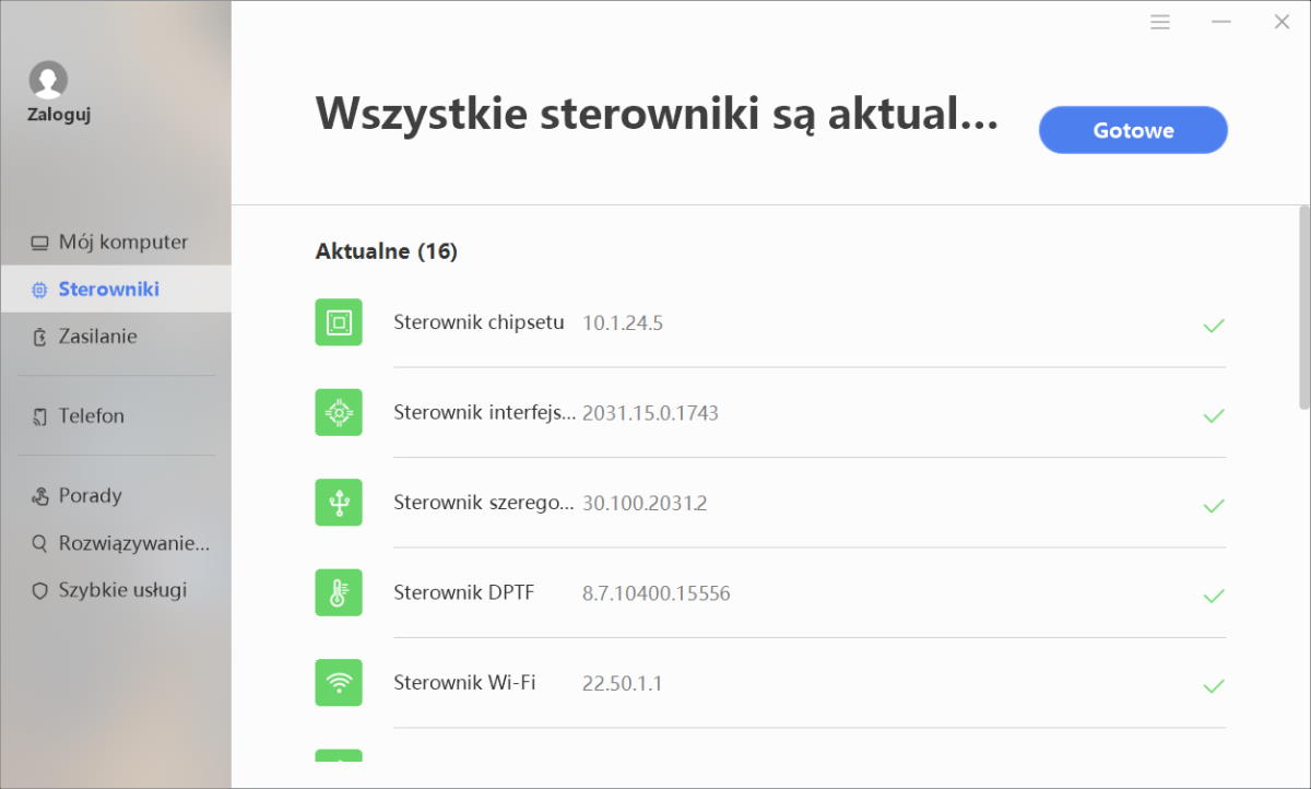 Huawei MateBook D 15 (2021) - oprogramowanie PC Manager