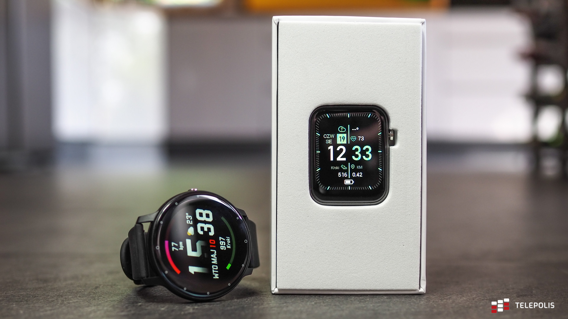 Hykker Smartwatch zegarki dwa