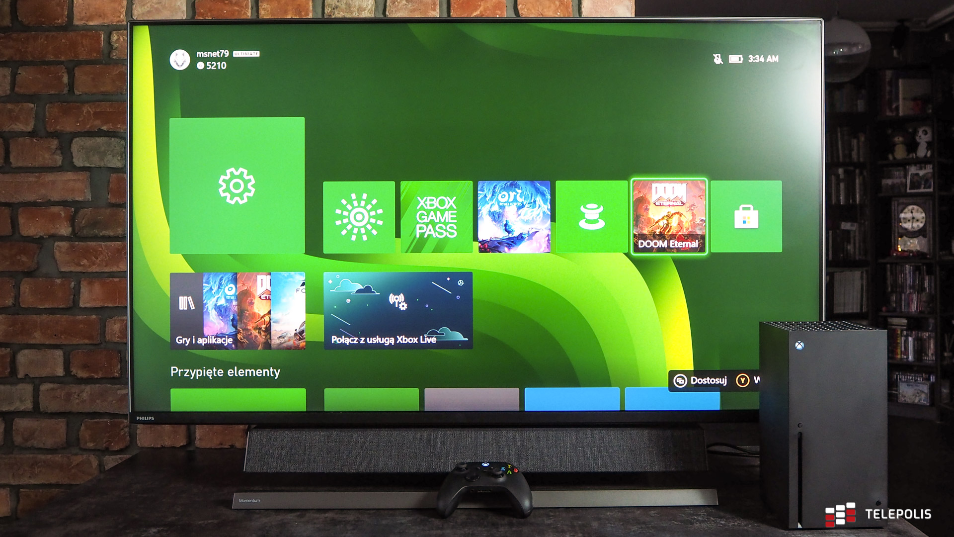 Xbox Series X ekran główny