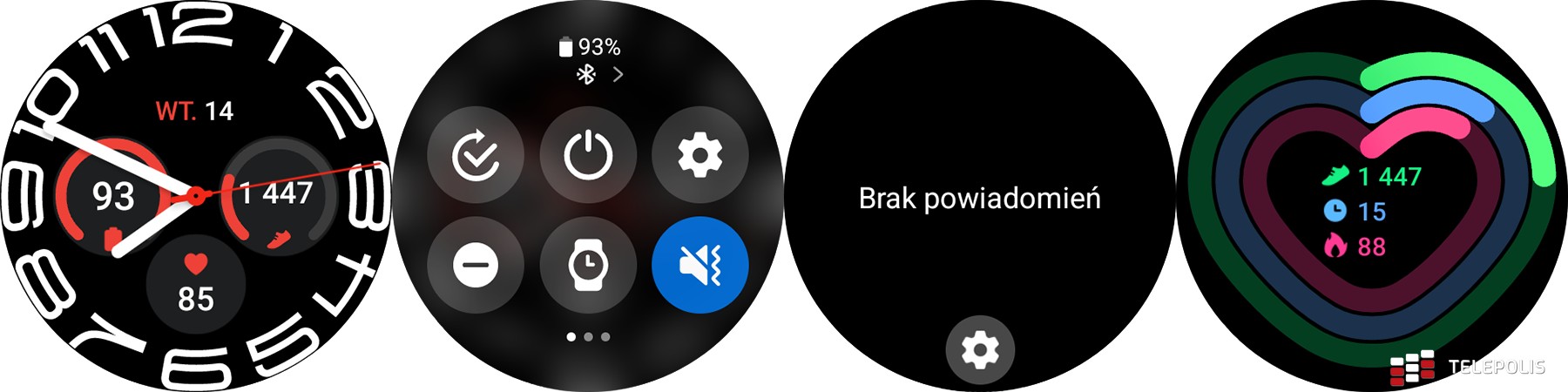 Samsung Galaxy Watch6 Classic zrzuty - ekran główny