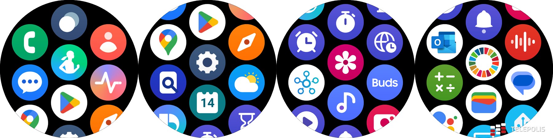 Samsung Galaxy Watch6 Classic zrzuty - aplikacje