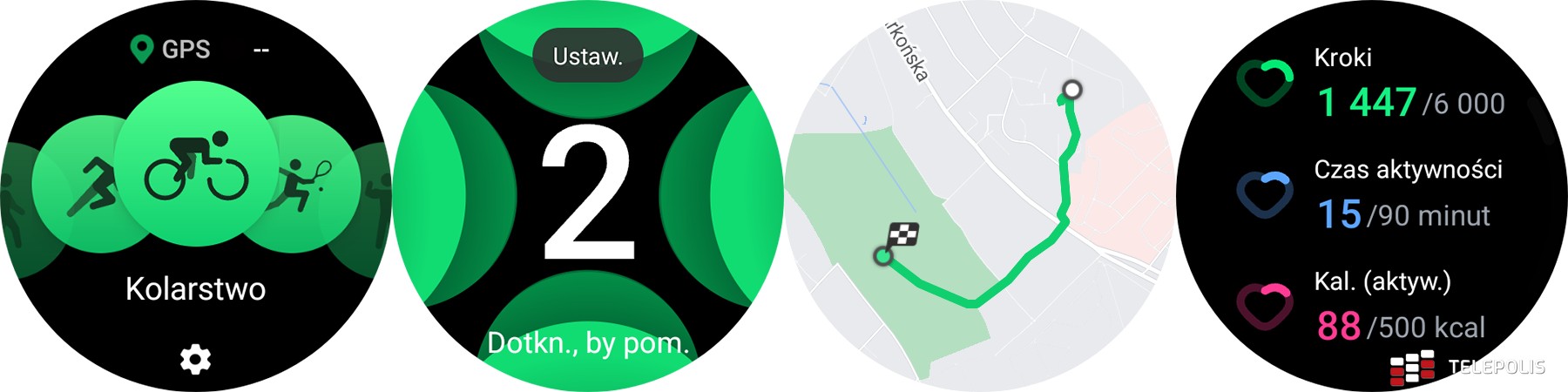 Samsung Galaxy Watch6 Classic zrzuty - śledzenie aktywności
