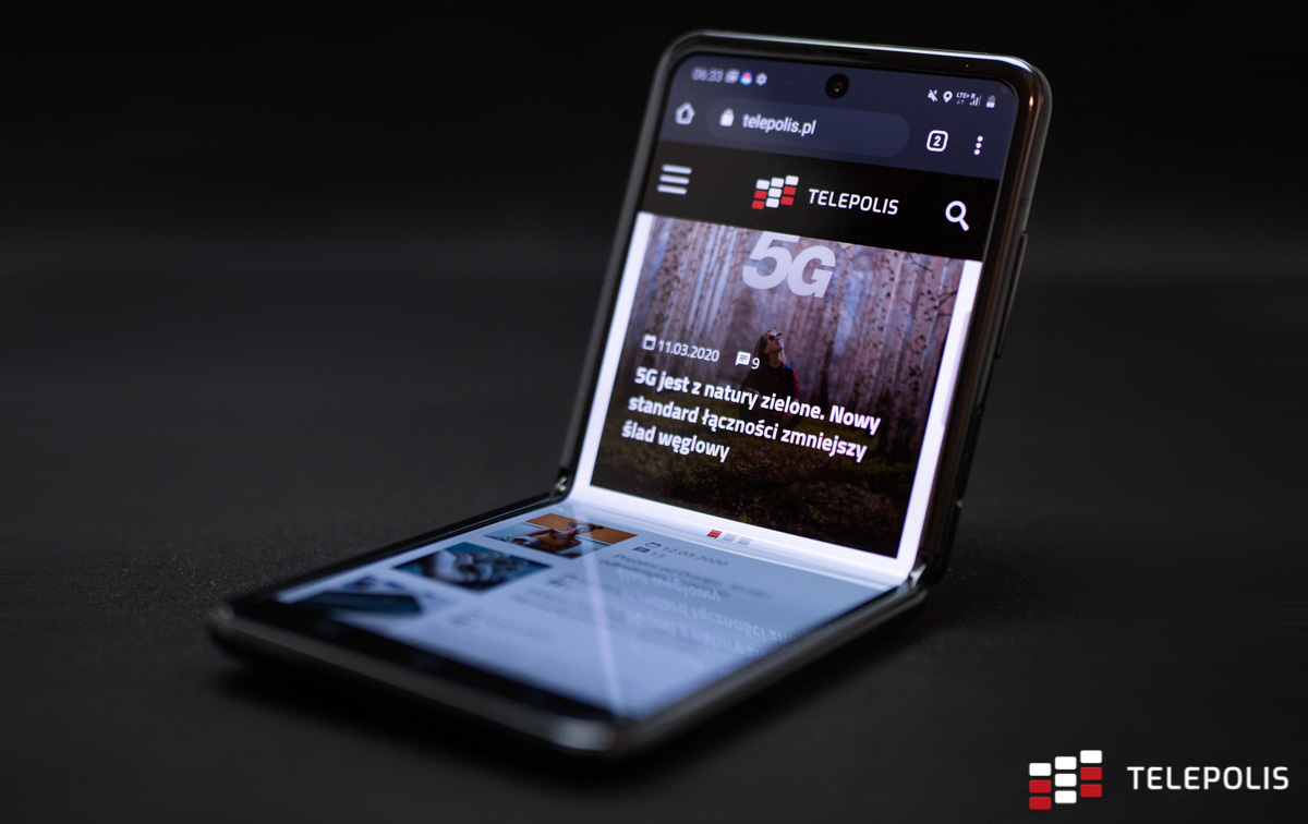 Samsung Galaxy Z Flip - przeglądanie sieci