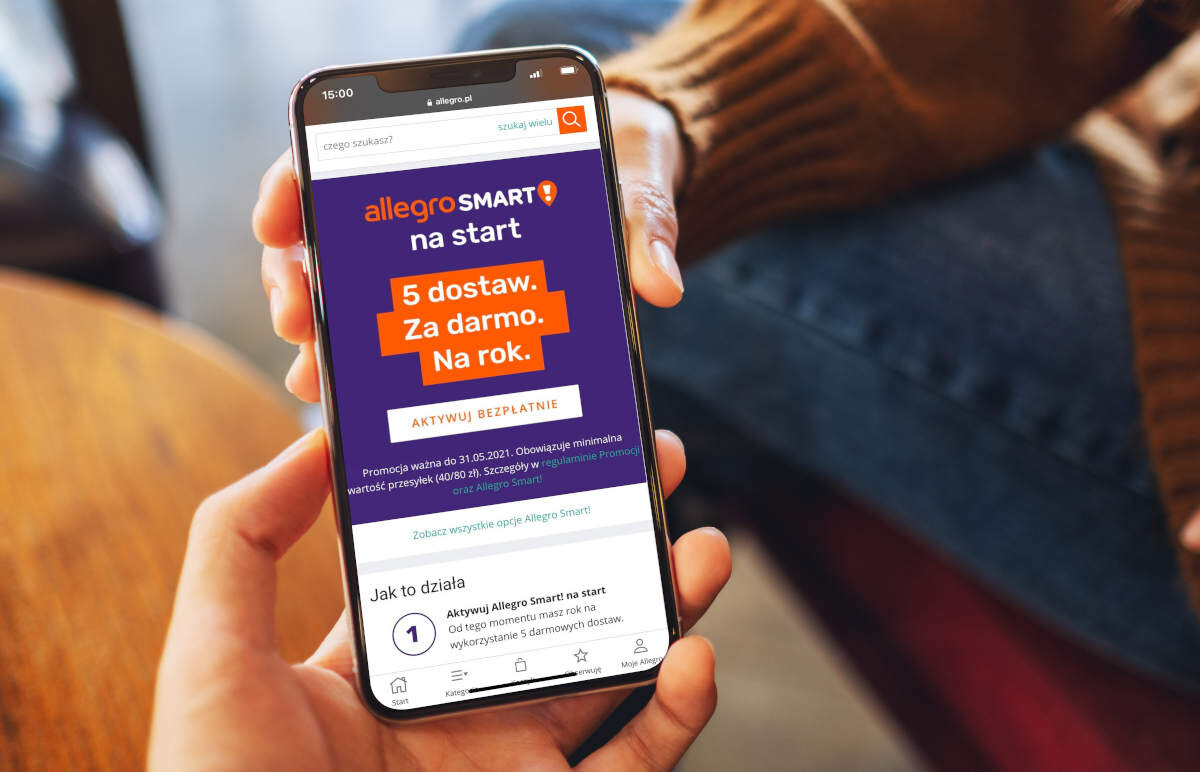 Piec Darmowych Dostaw Z Allegro W Promocji Smart Na Start Telepolis Pl